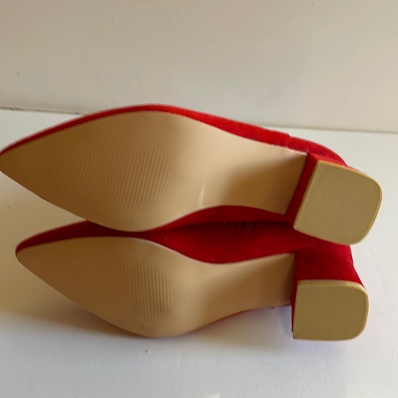 Viviany Heel The World Women's Ankle Boots Block Heel 2" Booties Rhinestones New - Picture 7 of 17